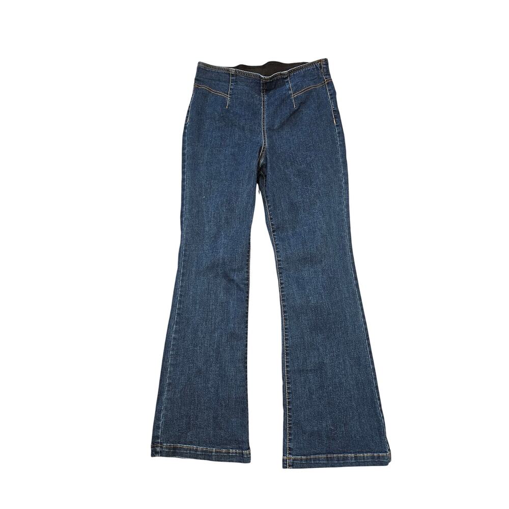 Knox Rose stretch flare jeans womens medium 8/10 soft waist y2k kick boot dark